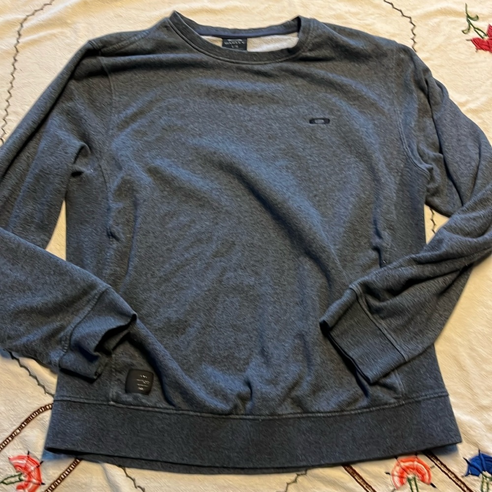 Oakley L sweatshirt long sleeve blue gray